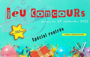 Jeu Concours de la rentrée